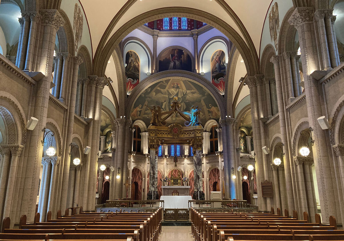 Interior of St. Francis of Assisi Church