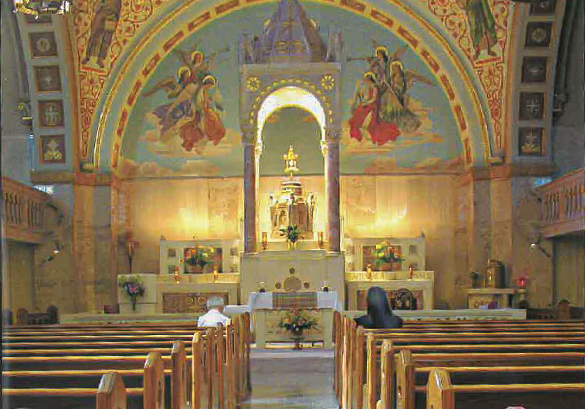 Interior of St. Clare of Assisi Chapel